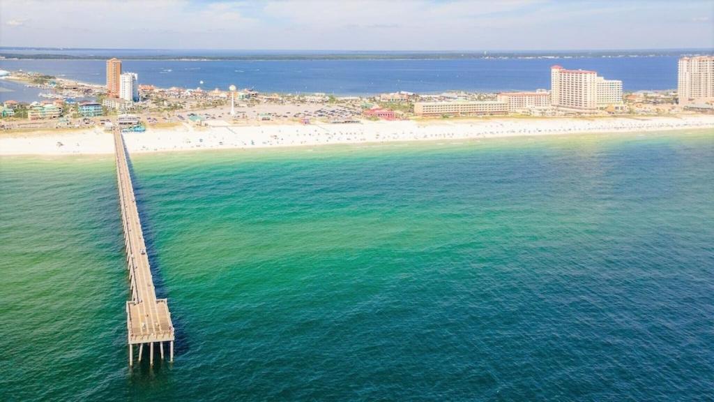 Ocean Front Penthouse Suite Panoramic Views Of Gulf,Pensacola Beach,Pier, & Bay Εξωτερικό φωτογραφία